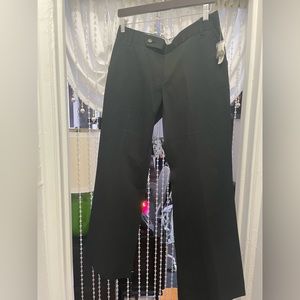 Women’s black straight fit flared leg pants